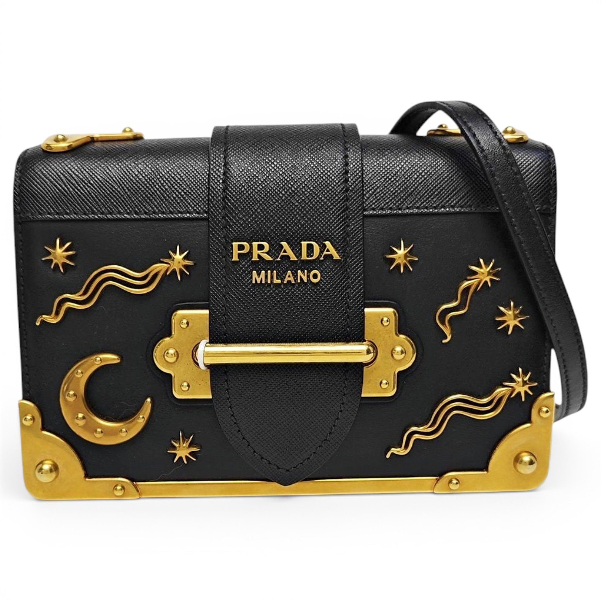 Cahier leather handbag