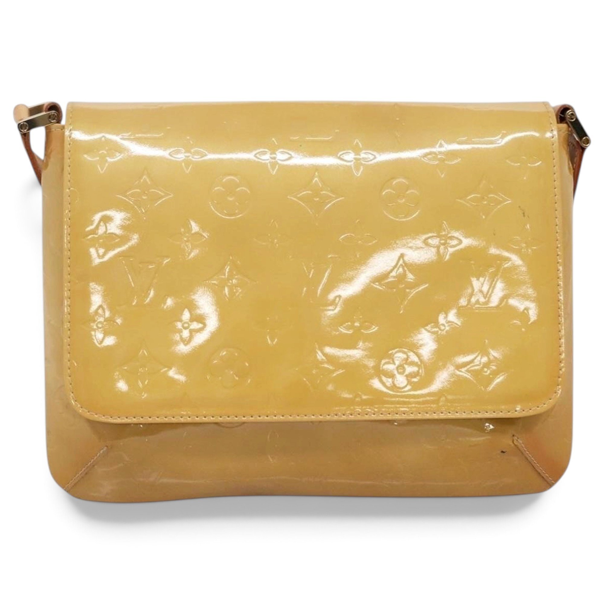 Thompson patent leather handbag