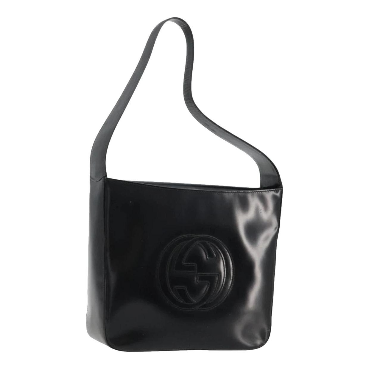 Patent leather handbag