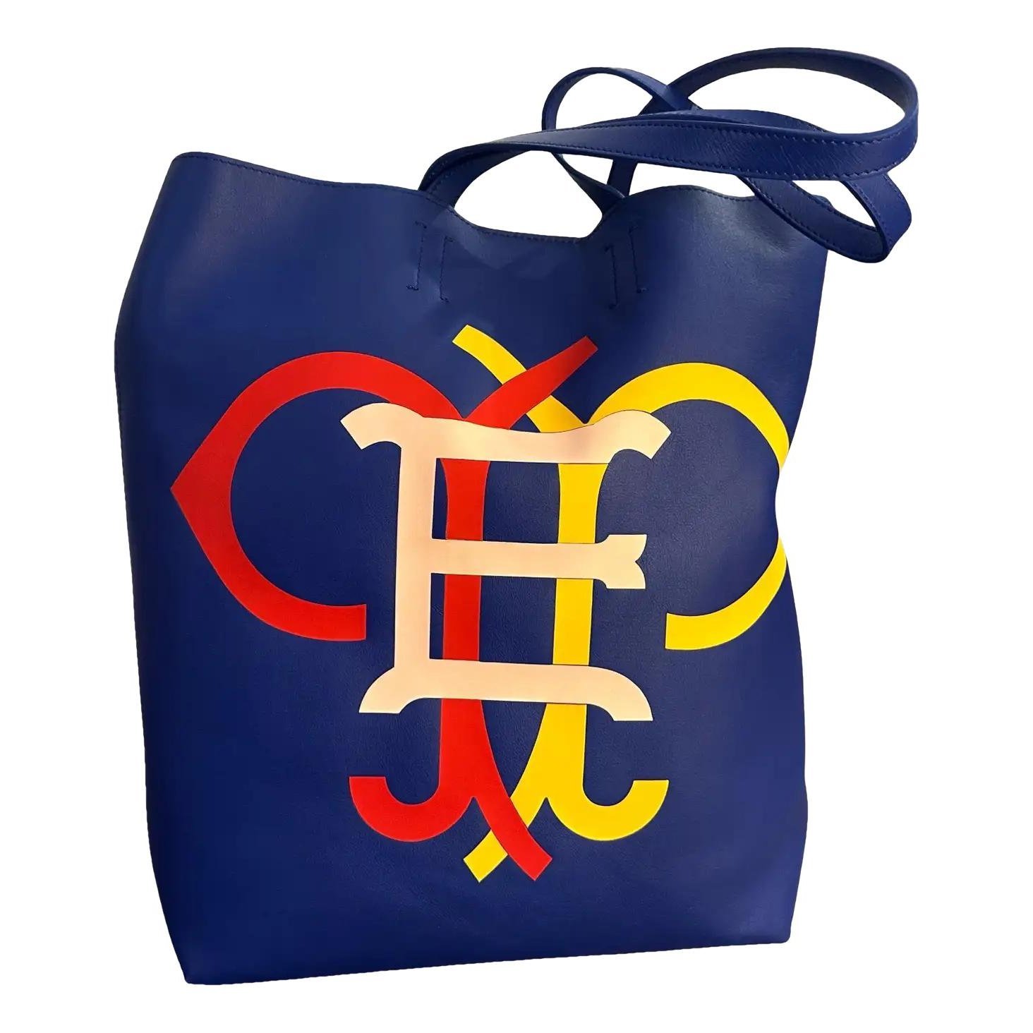 Leather tote