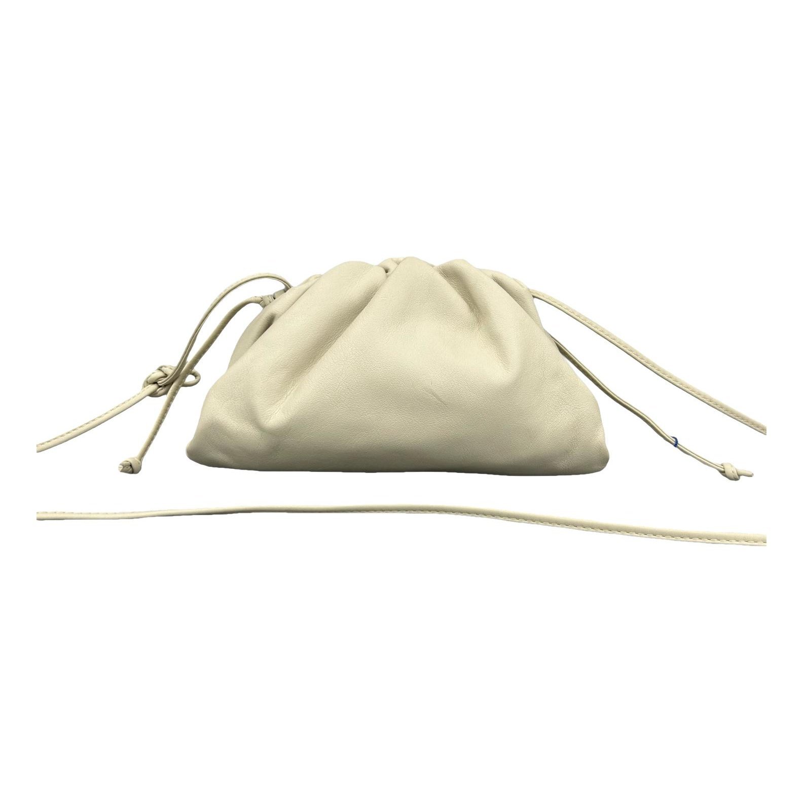 Pouch leather crossbody bag