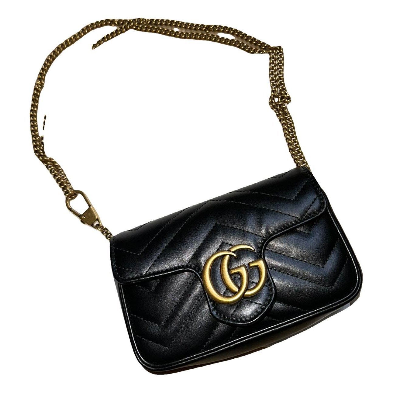 GG Marmont Flap leather crossbody bag