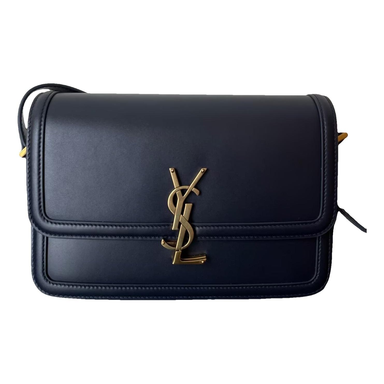 Solférino leather handbag