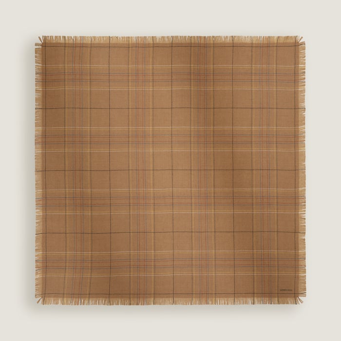 Camel Carreaux Scarf 80