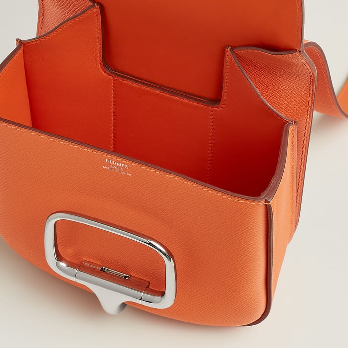 Orange Hermès Della Cavalleria Mini Bag II
