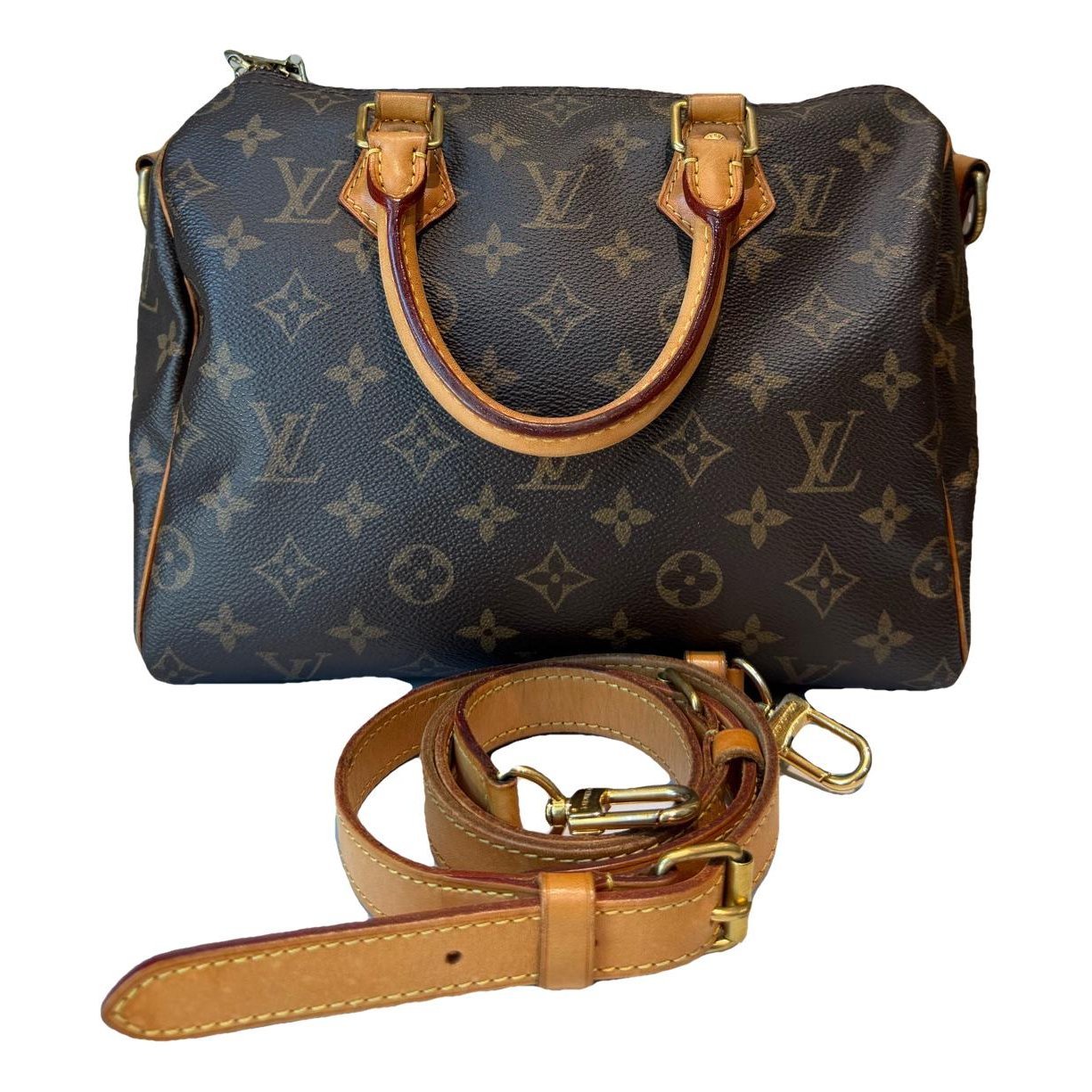 Speedy leather handbag
