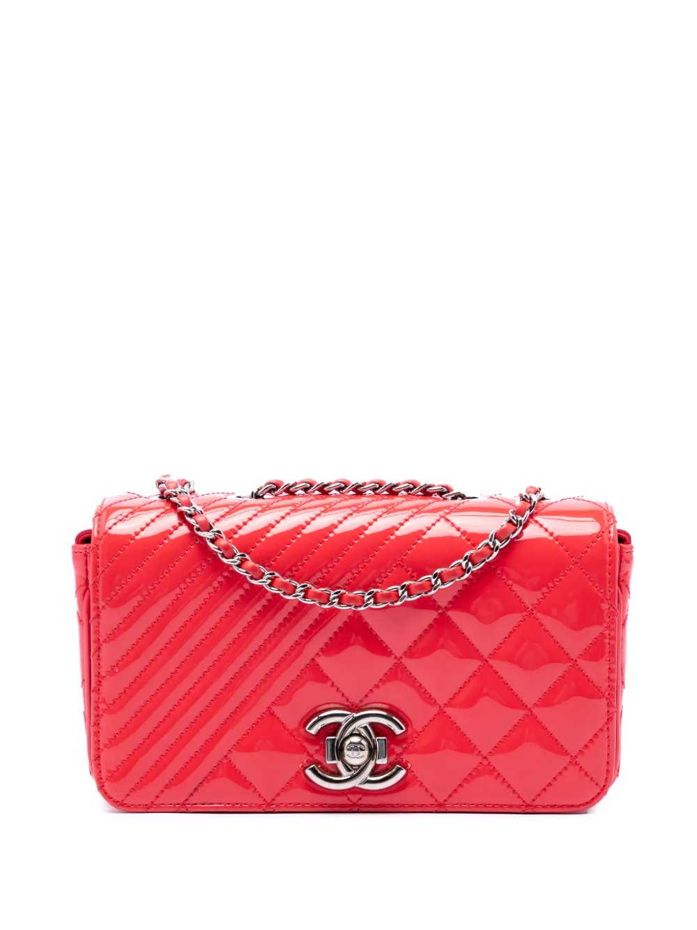 2016-2017 Small Quilted Patent Coco Boy Flap crossbody bag