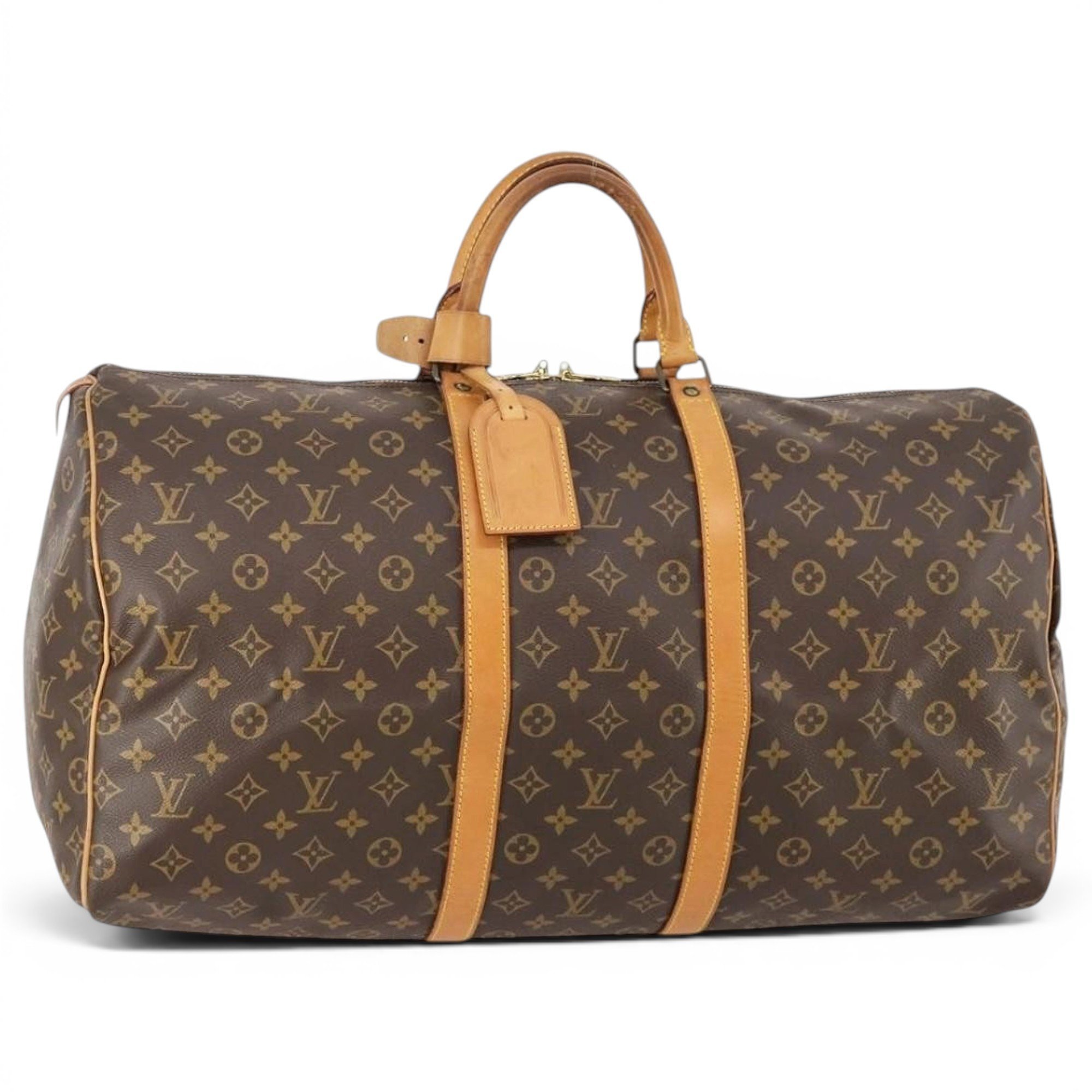 Leather bowling bag