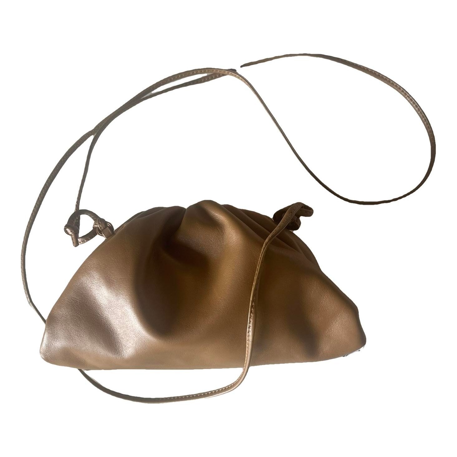 Pouch leather clutch bag