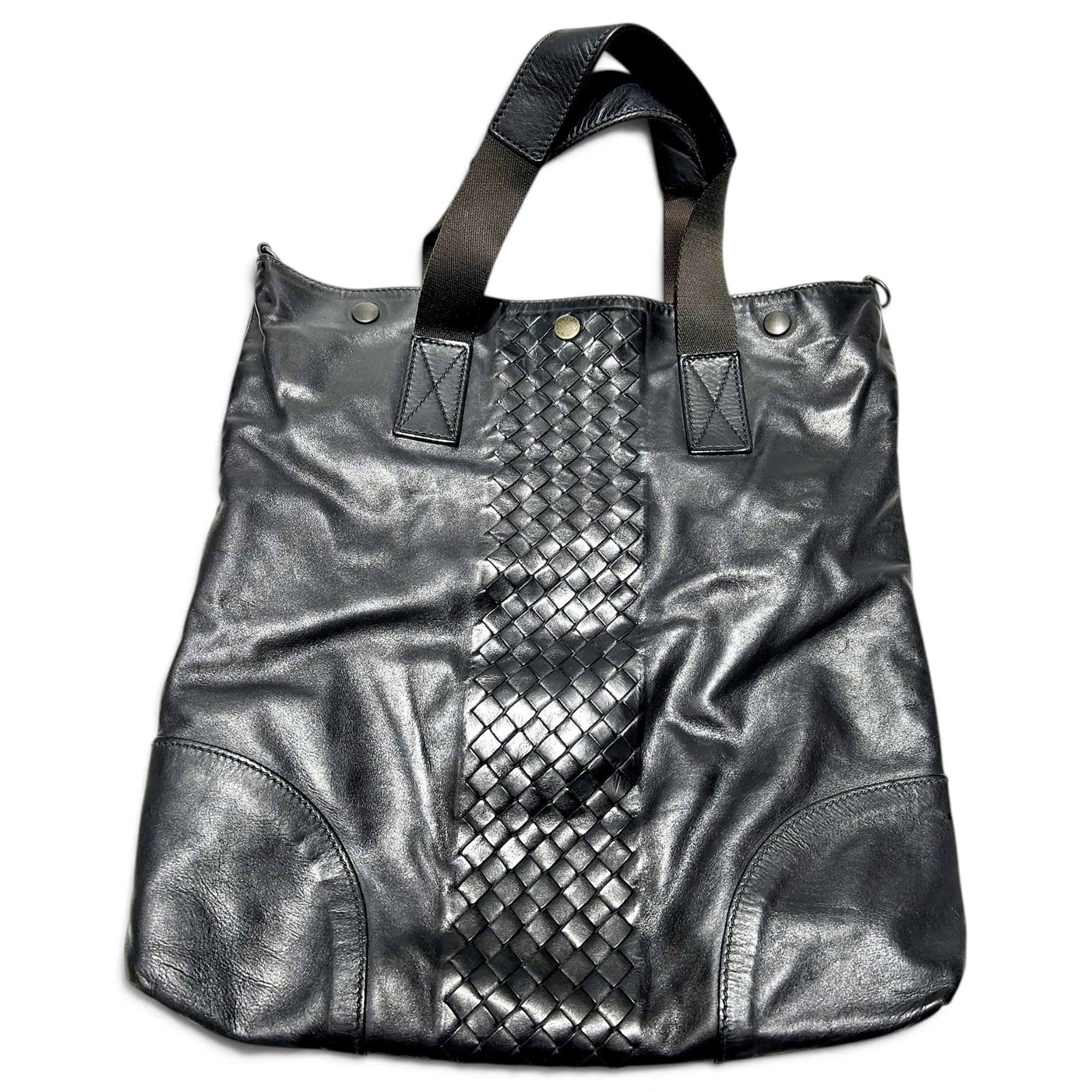 Leather tote