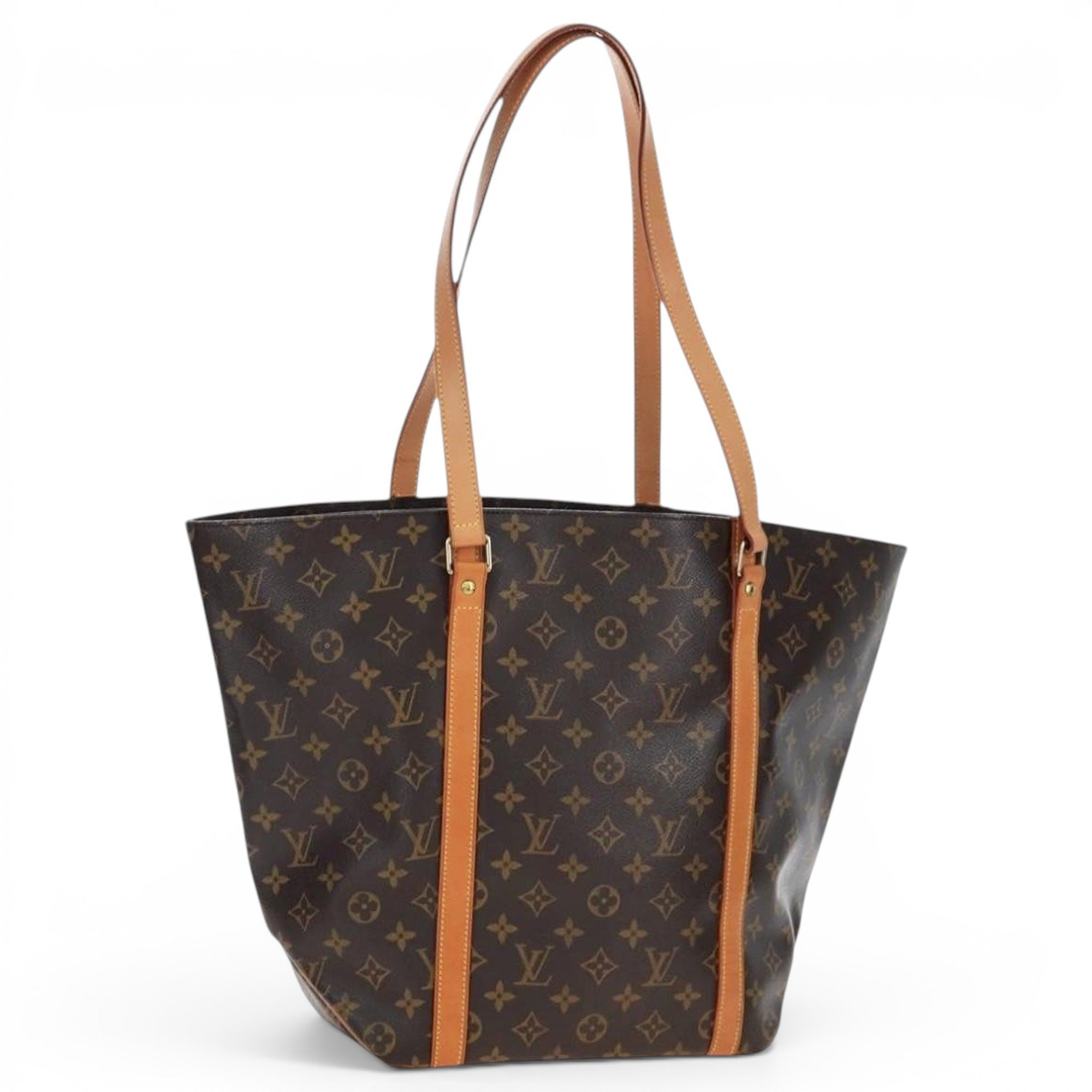 Shopping leather tote
