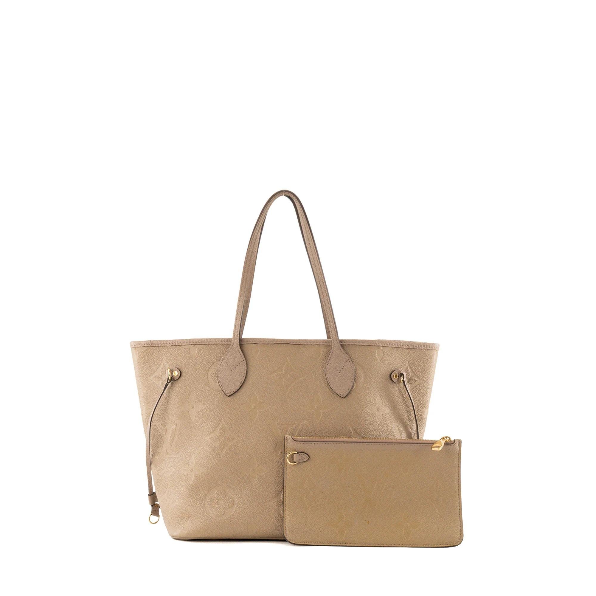 Neverfull leather tote