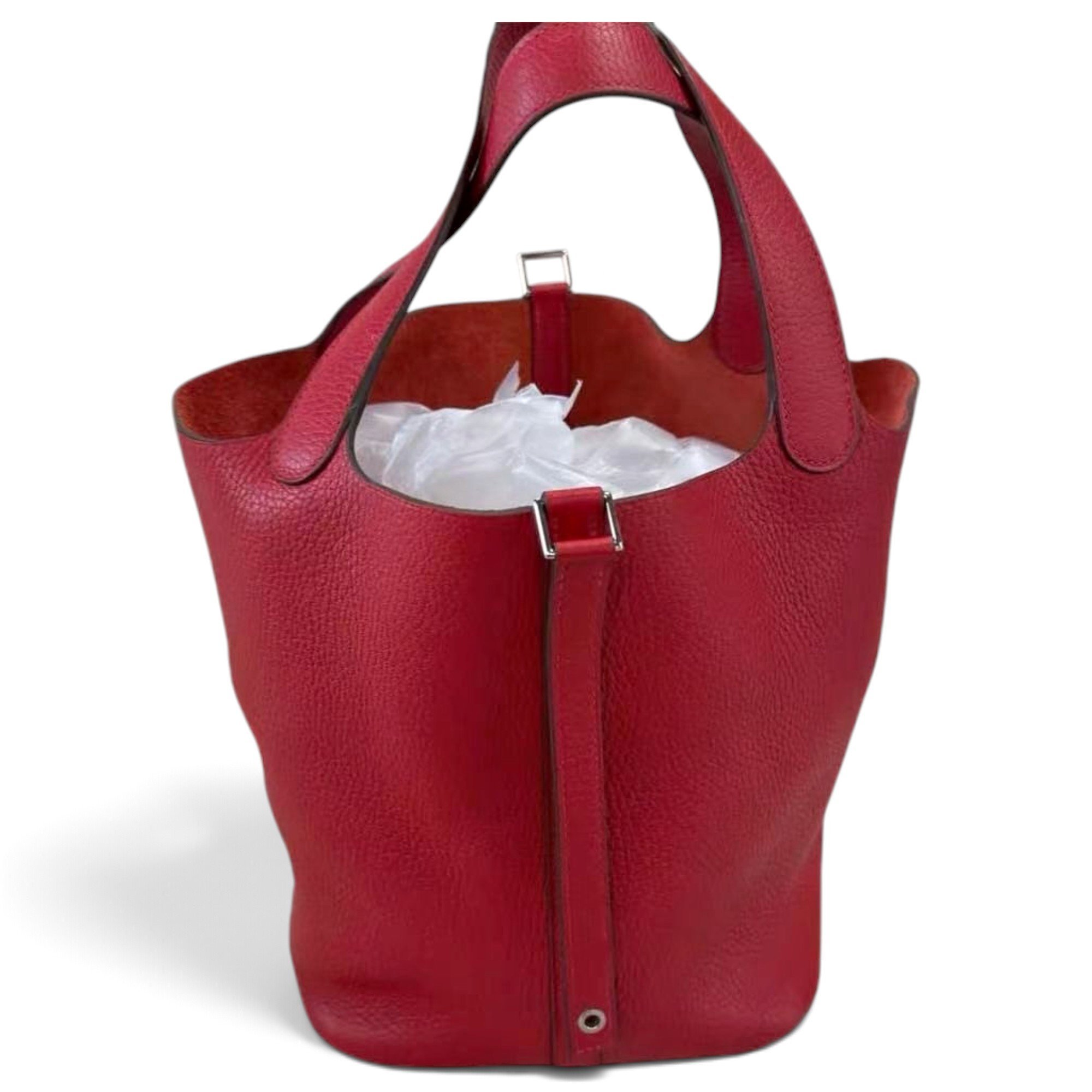 Picotin leather handbag
