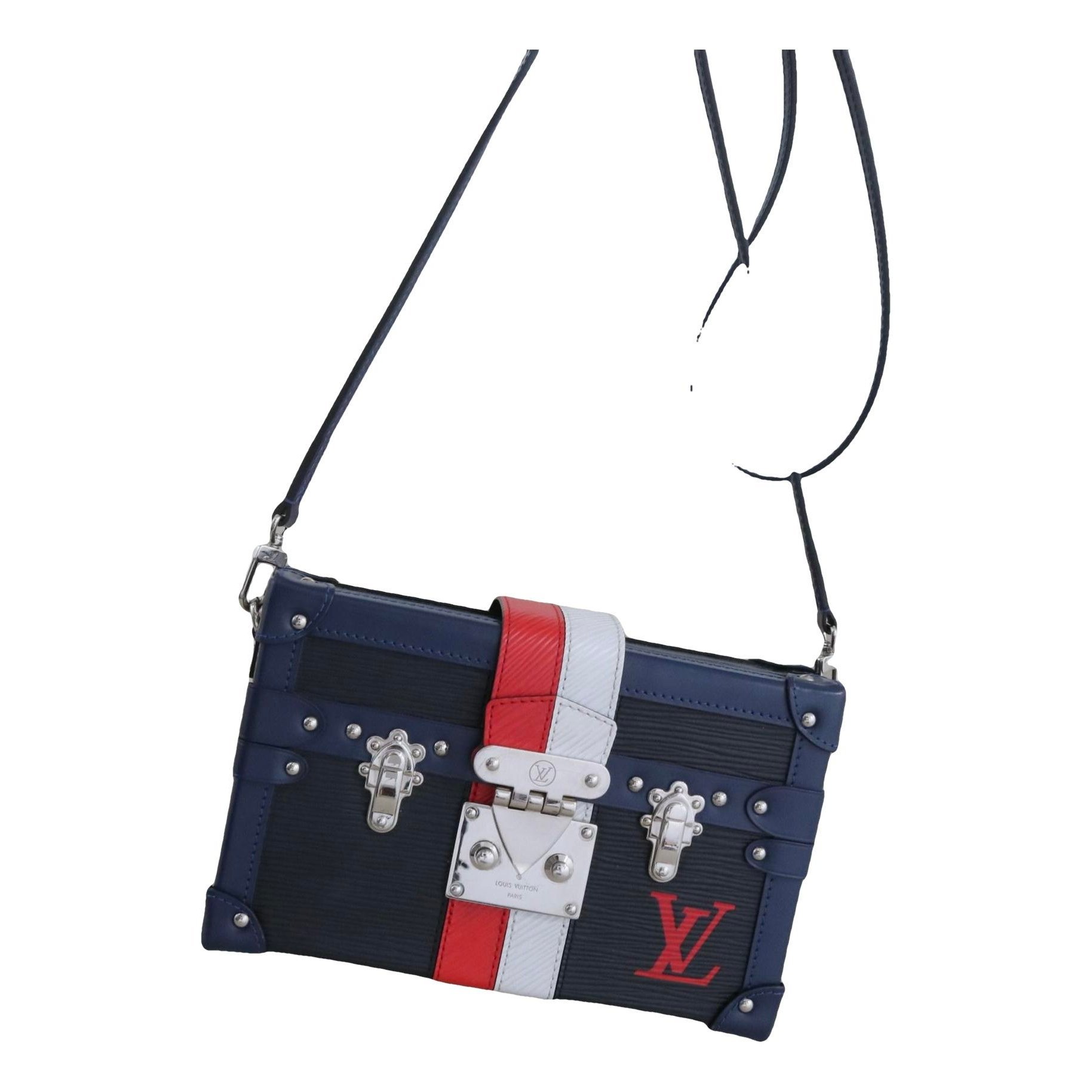 Petite Malle leather handbag