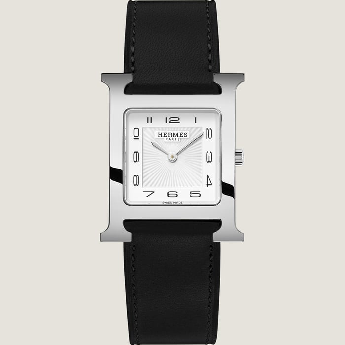Noir Heure H Medium Model 30 MM Single Tour Watch Strap