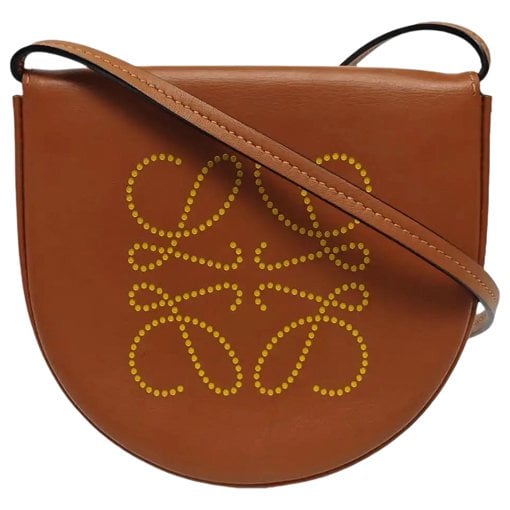 Heel leather crossbody bag