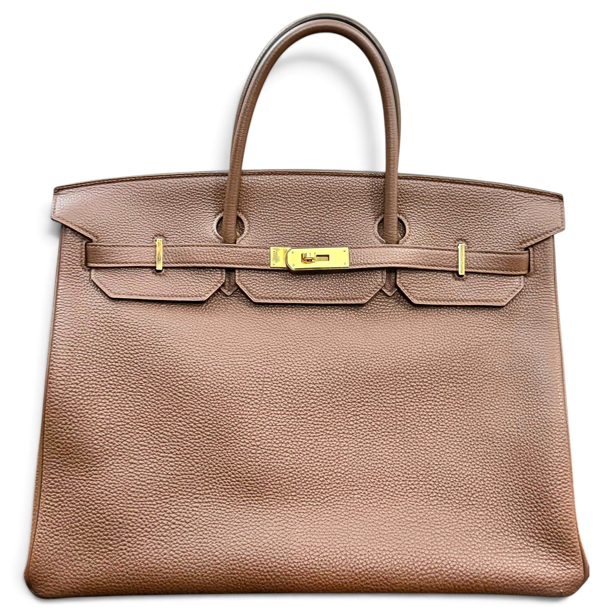 Birkin 40 leather handbag