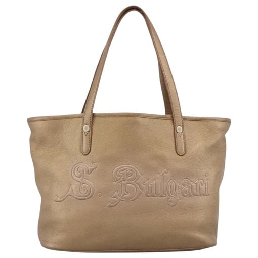 Leather tote