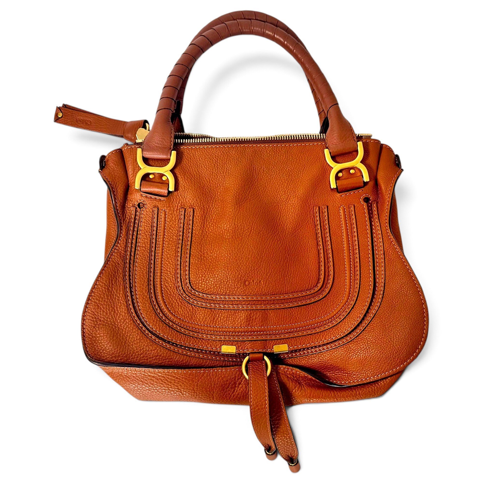 Marcie leather handbag