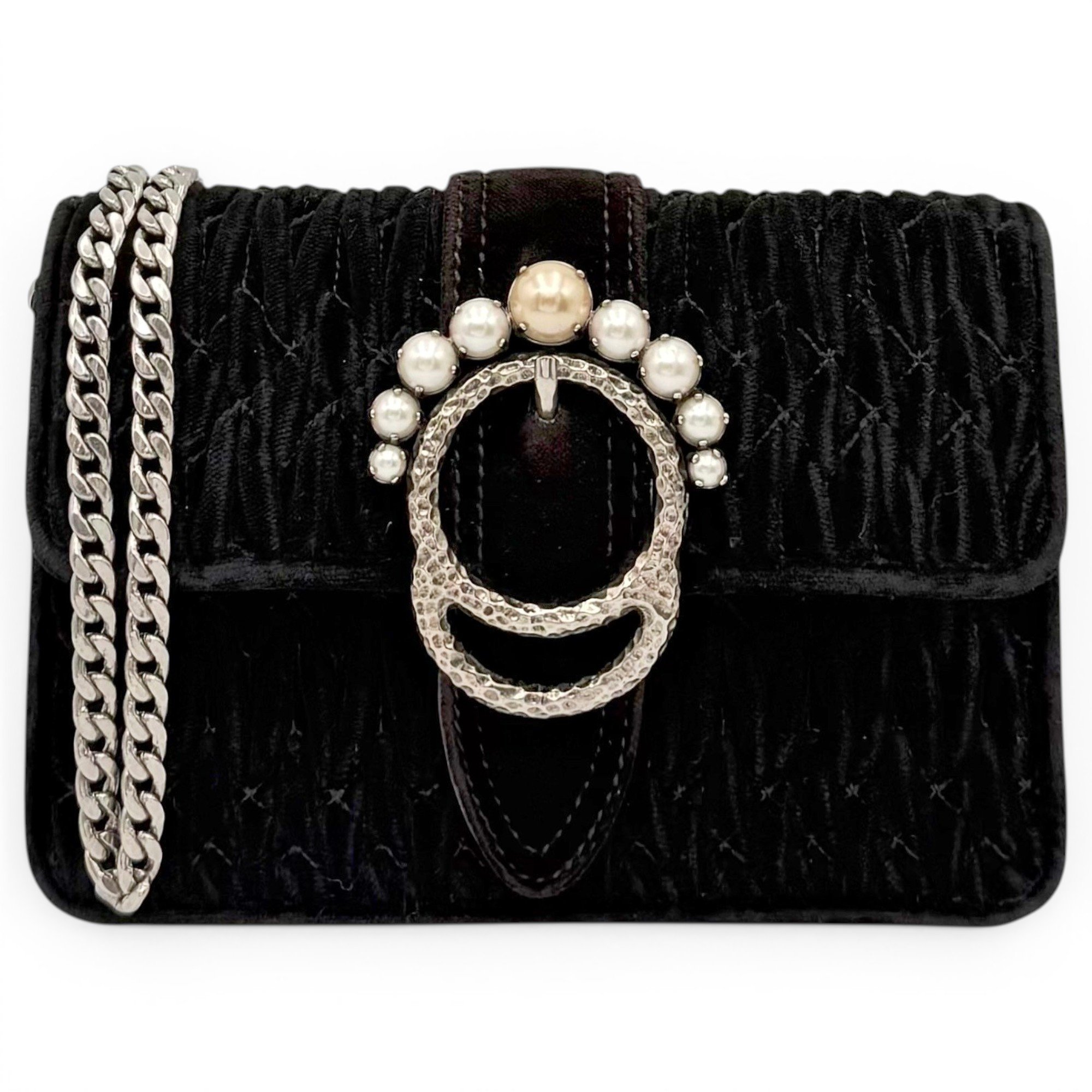 Miu Confidential velvet handbag