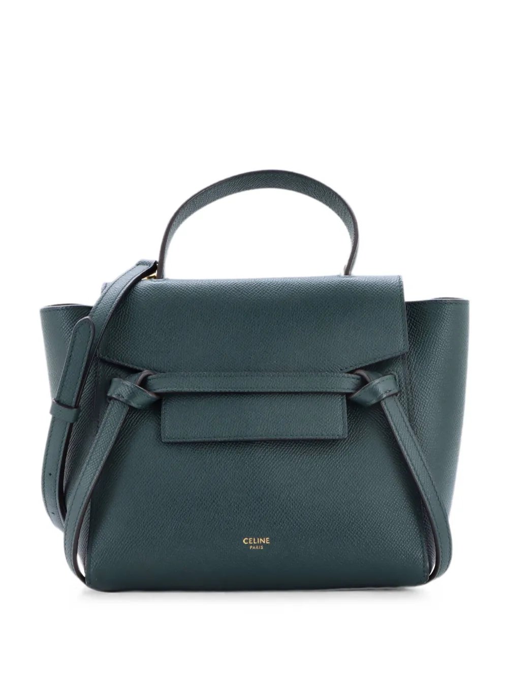 Belt Bag Textured Leather Nano shoulder bag