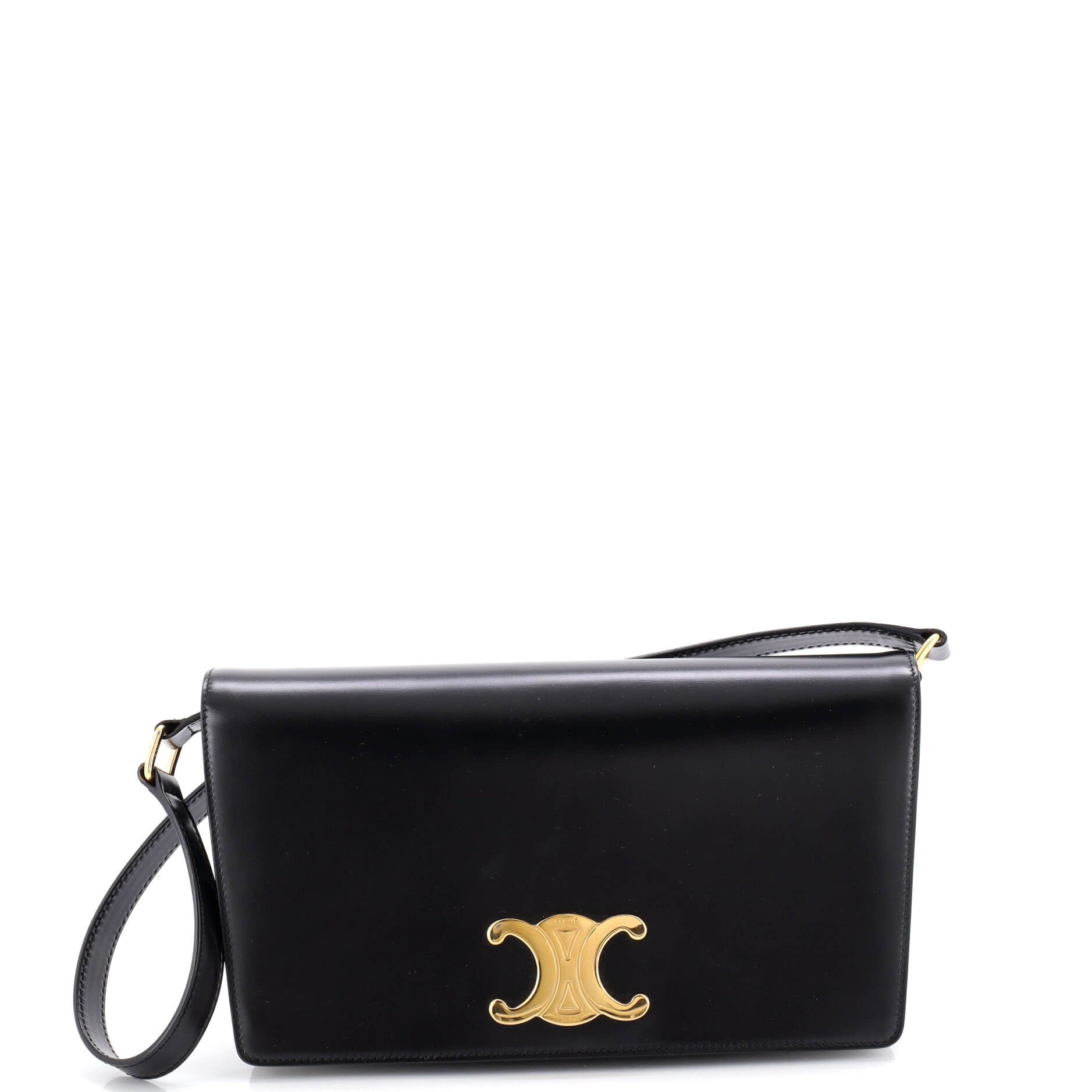 Trapeze Triomphe Shoulder Bag Smooth Calfskin
