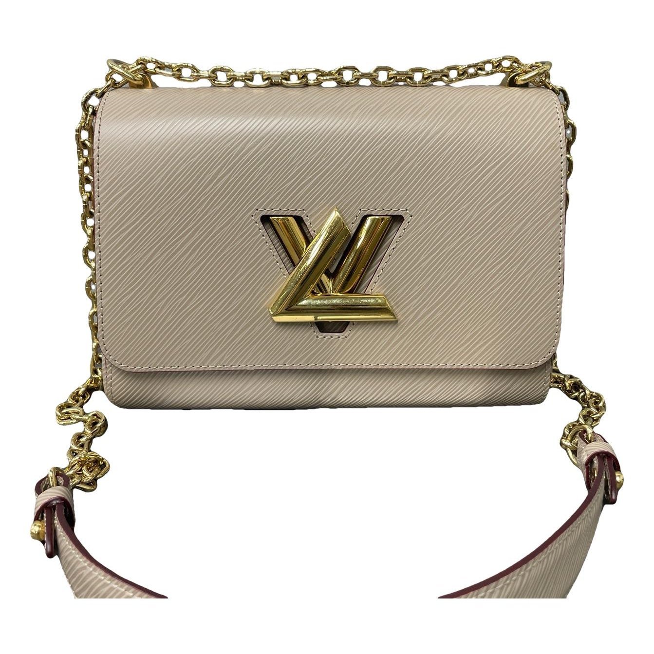 Twist leather handbag