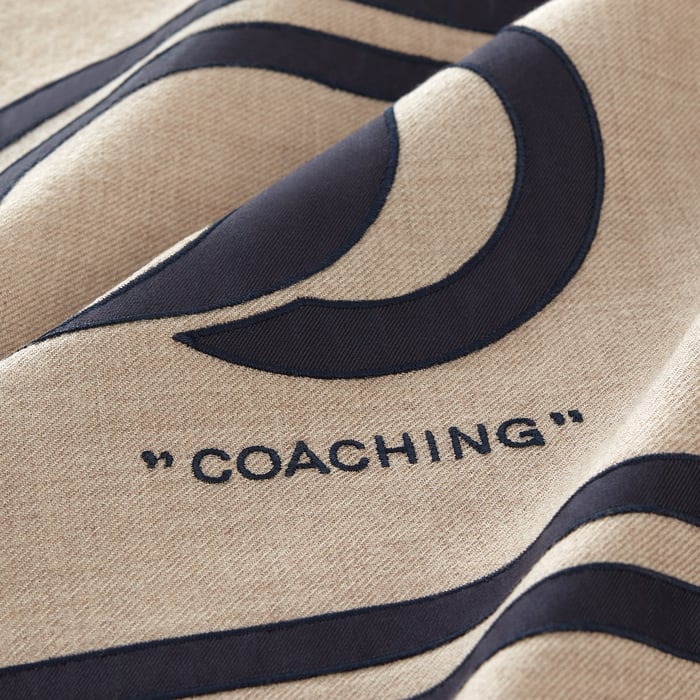 Coaching Twill Applique Scarf 120