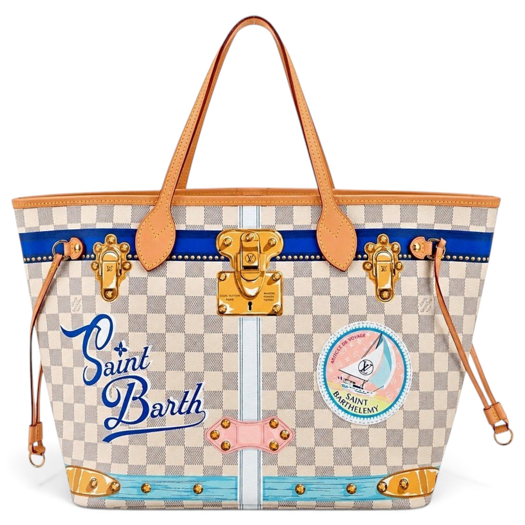 Neverfull leather handbag