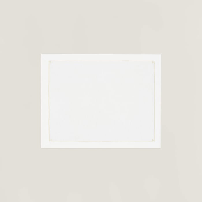 Blanc Interligne Placemat