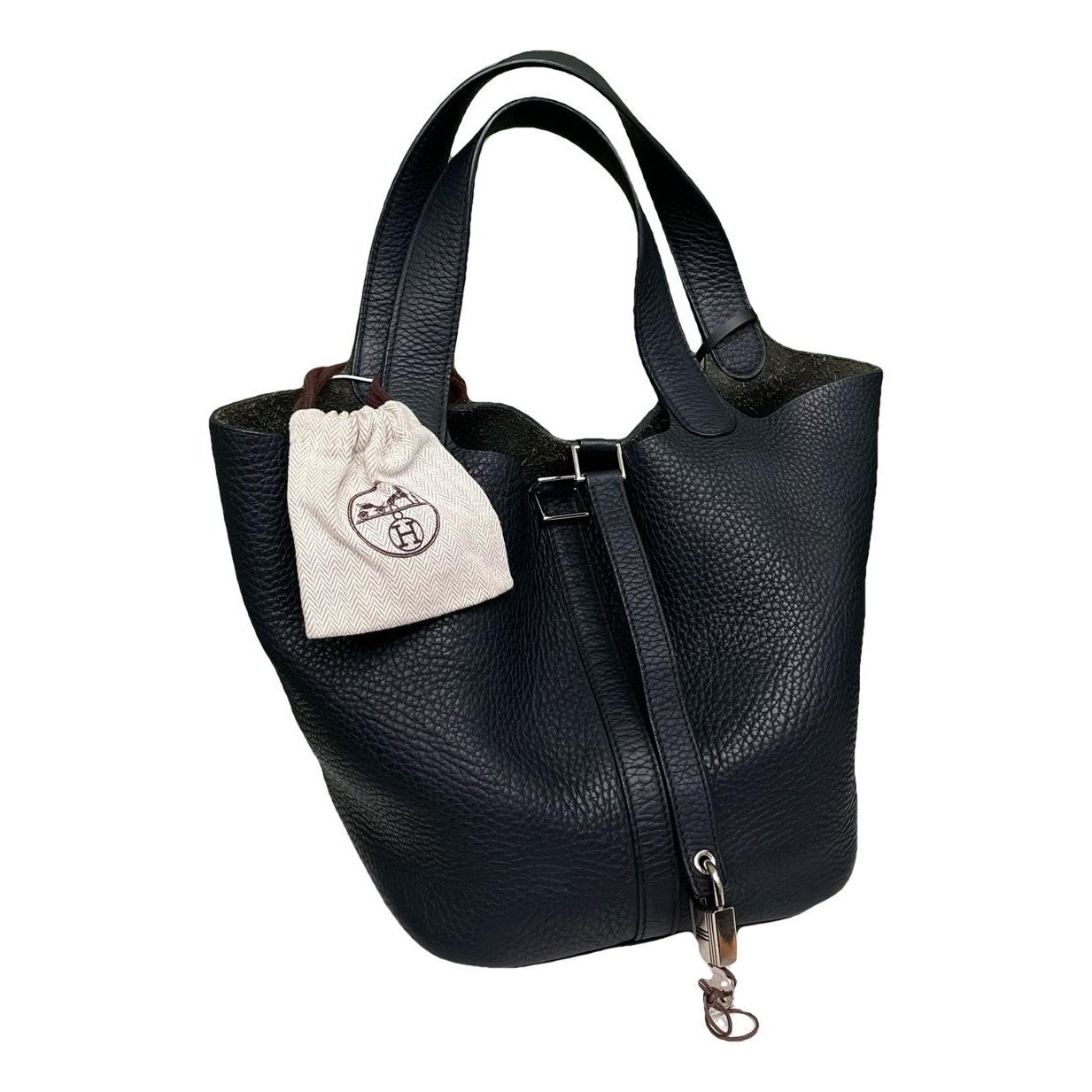 Picotin leather handbag