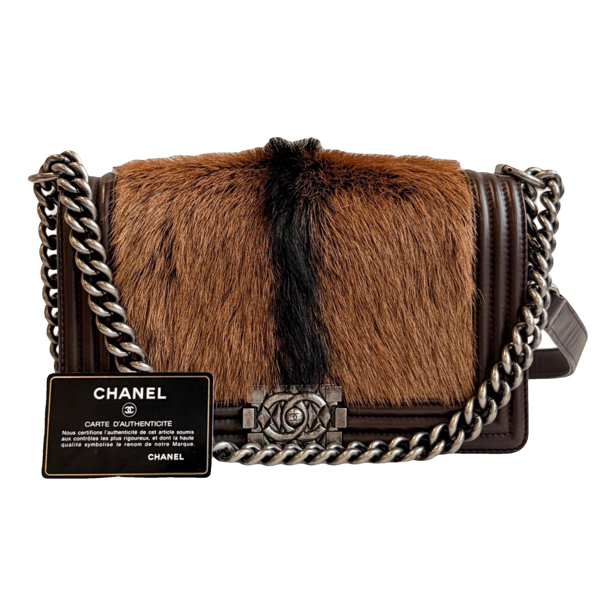 Boy leather crossbody bag