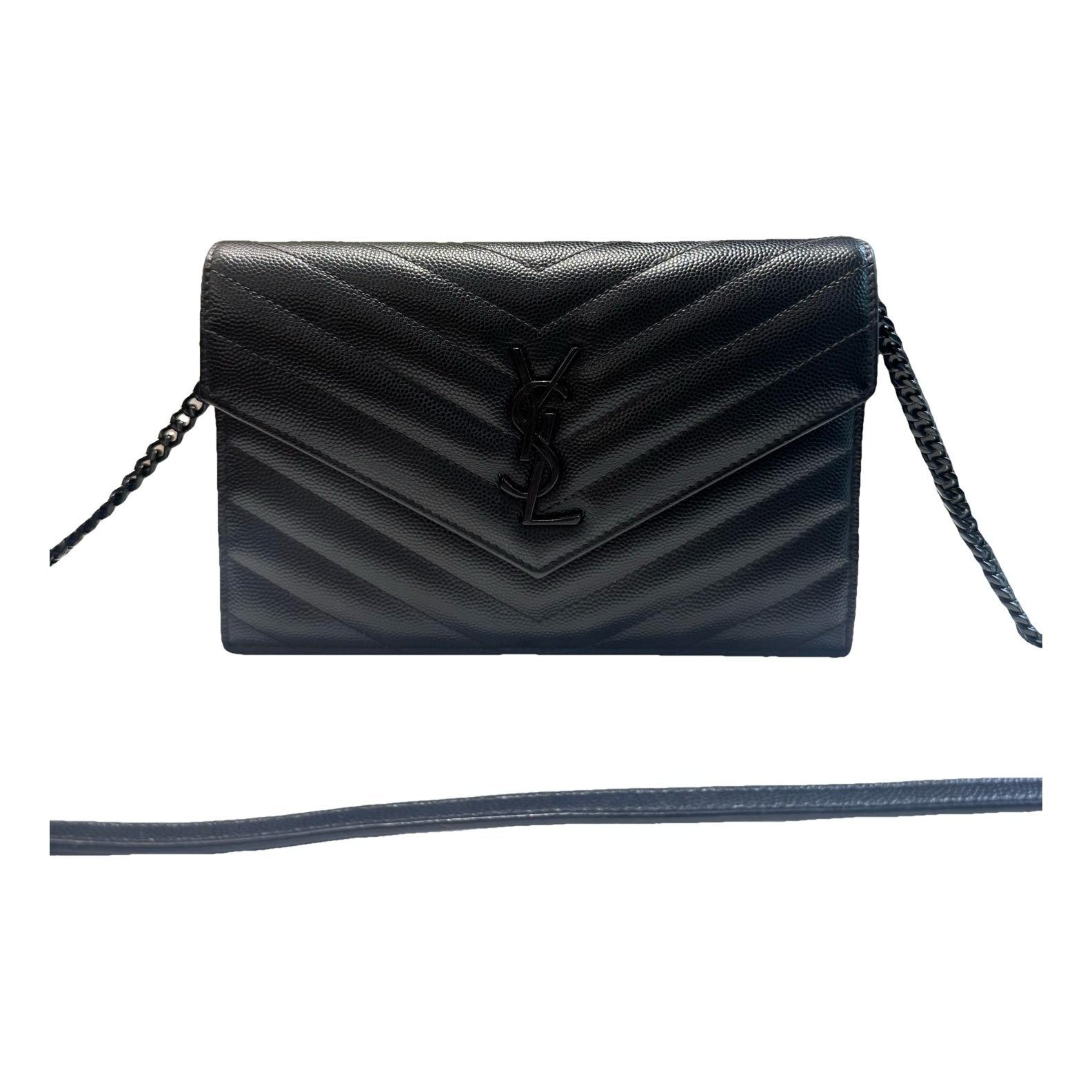 Portefeuille enveloppe leather handbag