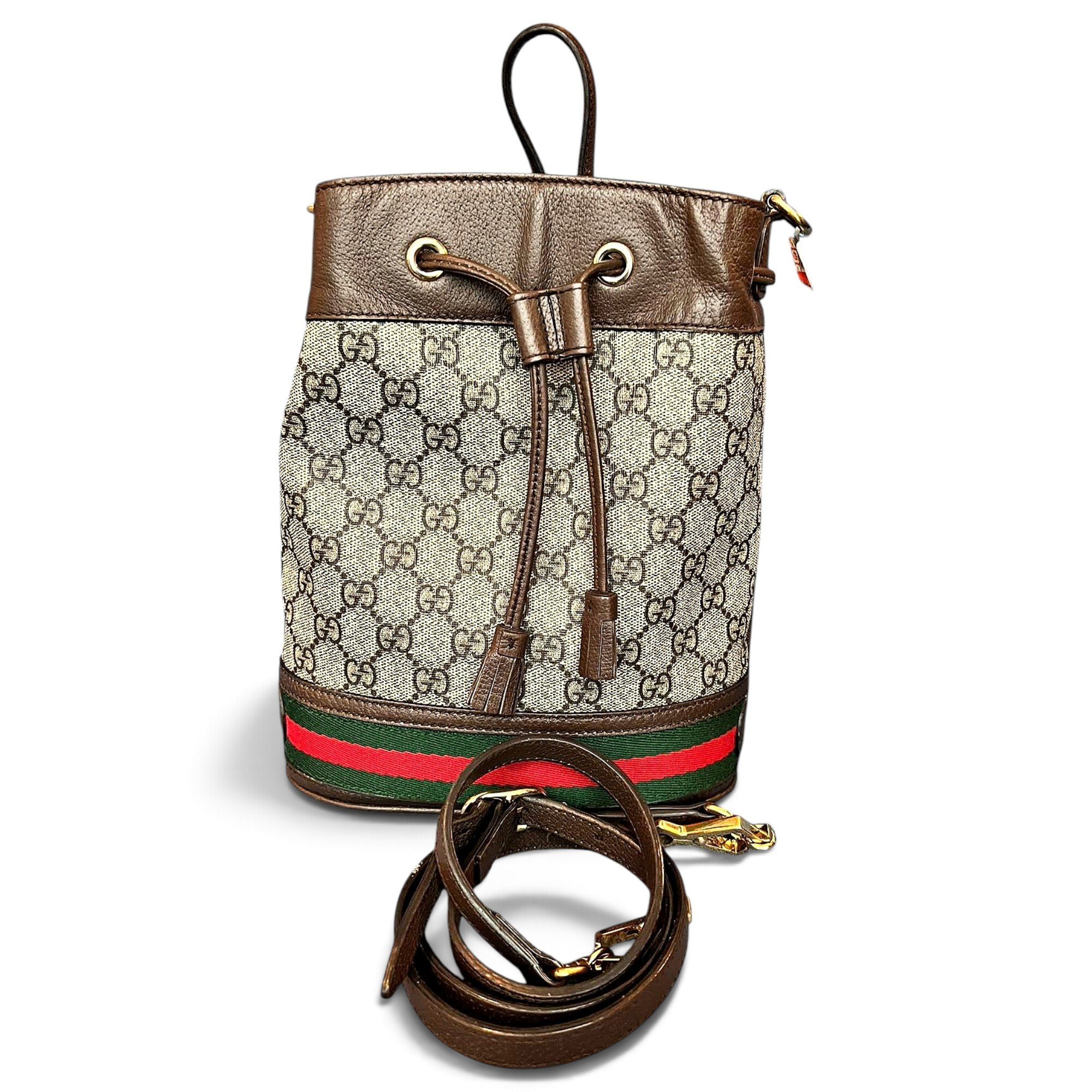 Ophidia Bucket cloth crossbody bag