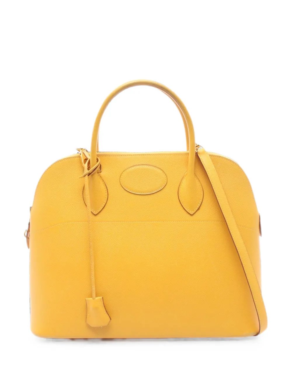Hermes 1997 Bolide 35 Jaune handbag