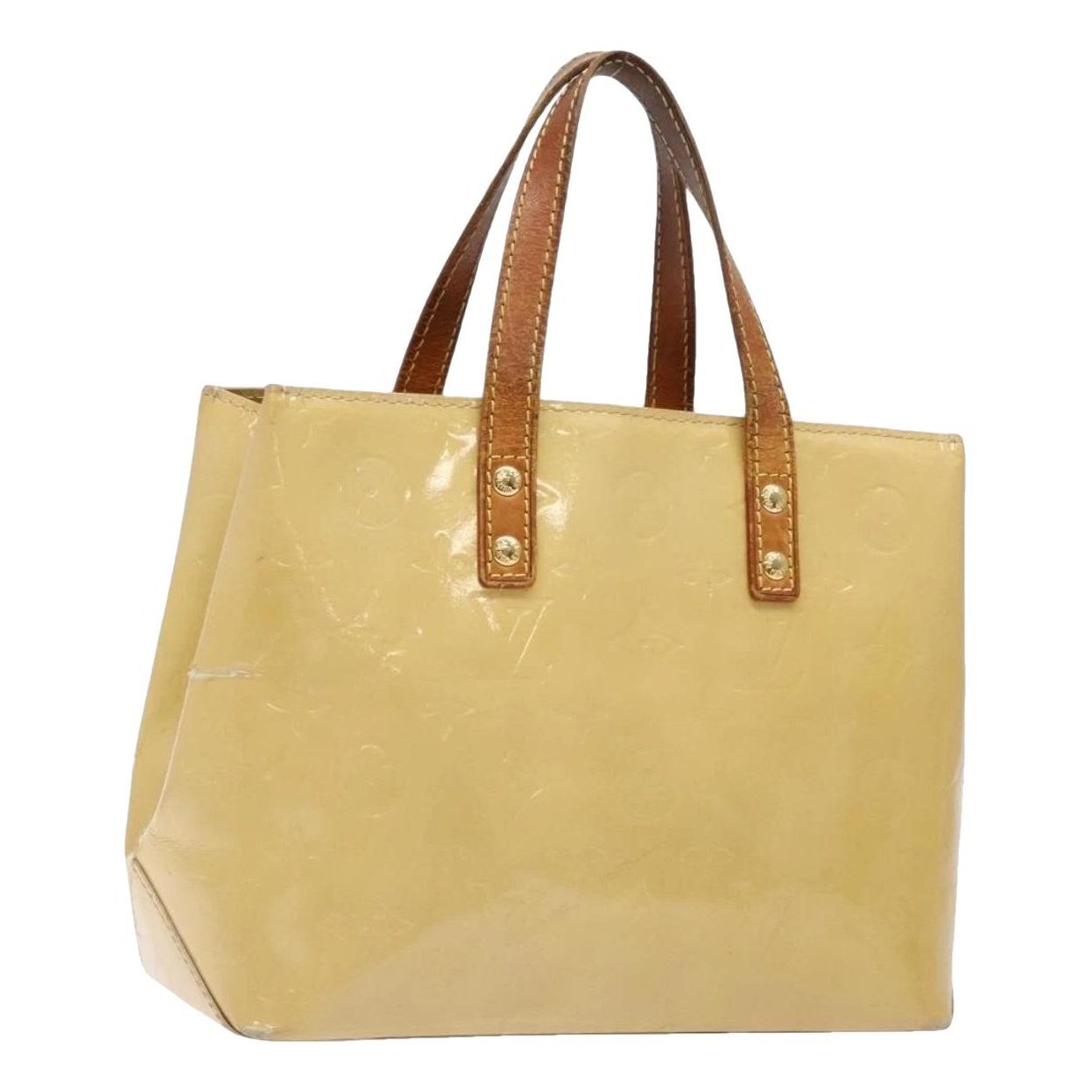 Patent leather handbag