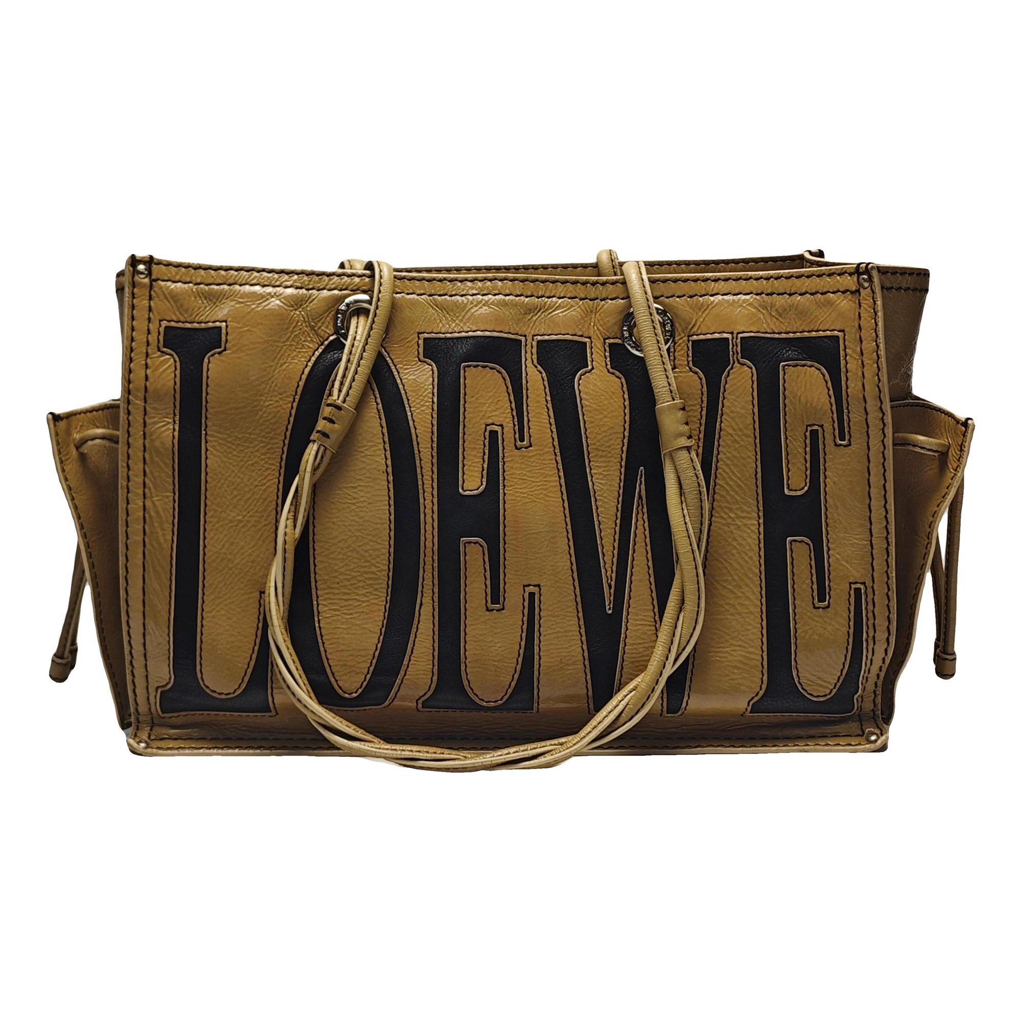 Leather tote