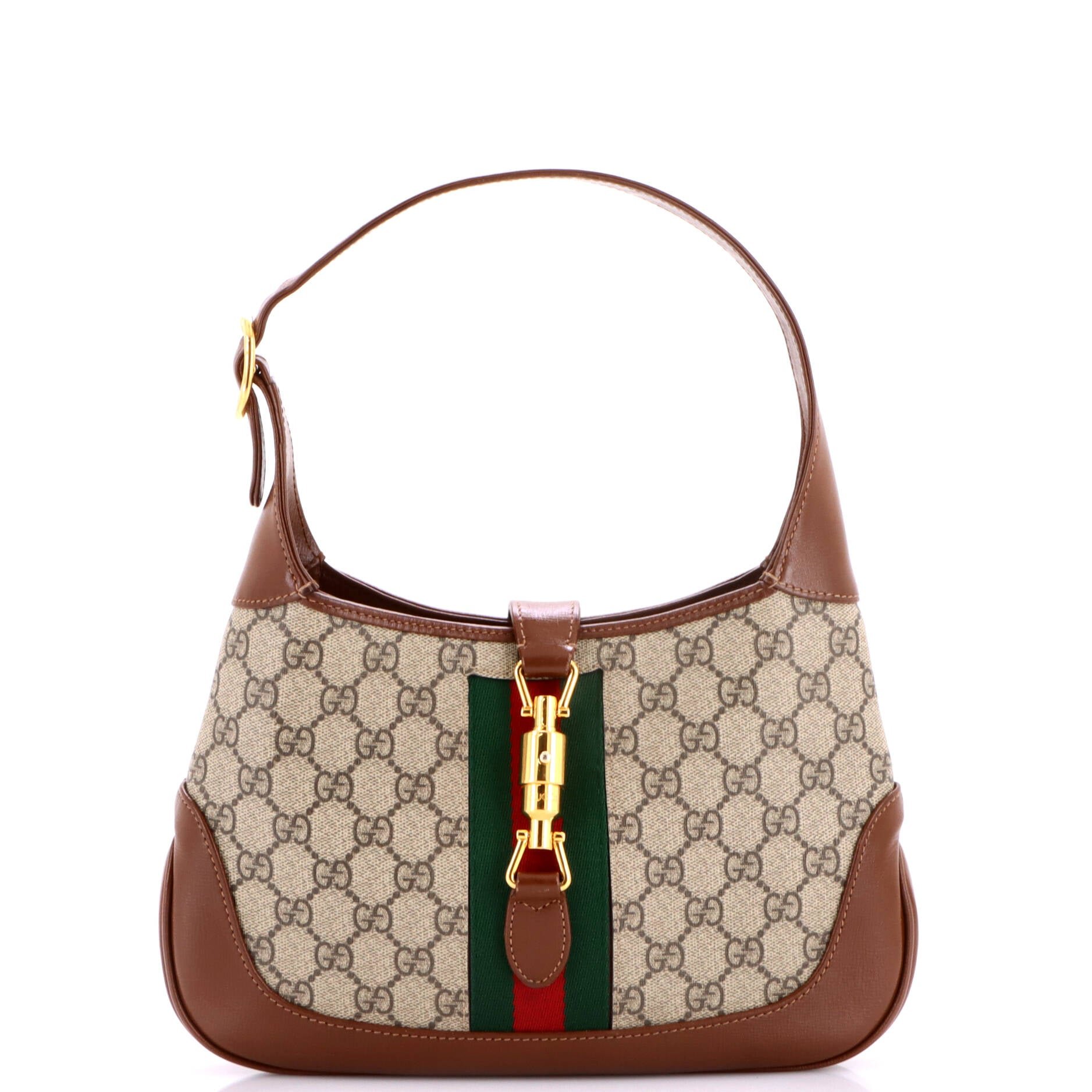 Jackie 1961 Hobo GG Coated Canvas Small