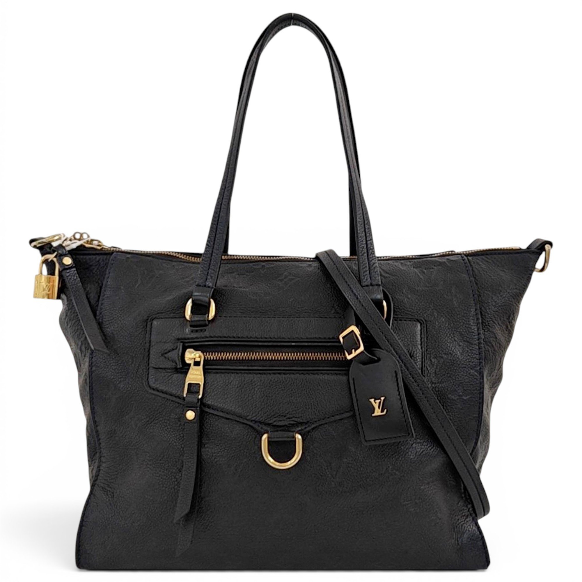 Lumineuse leather handbag