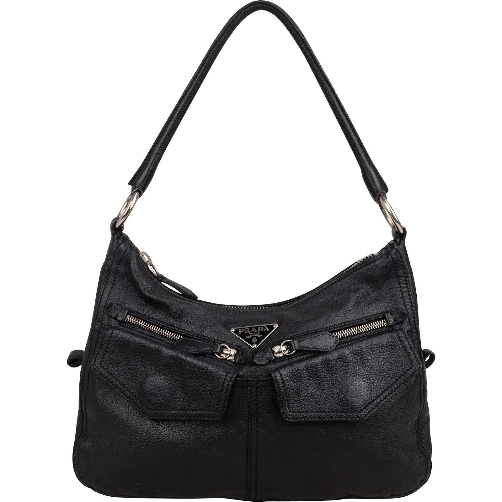 Prada Pocket leather handbag