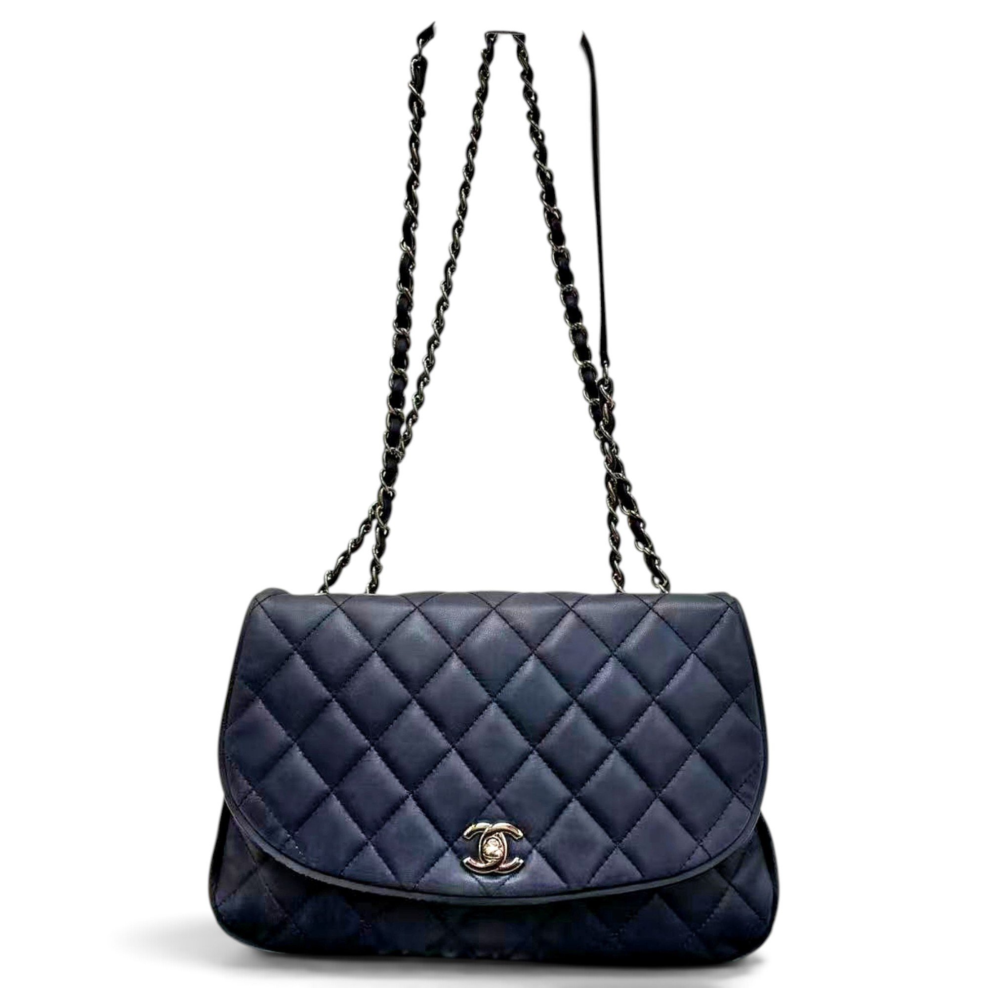 Coco Luxe leather handbag