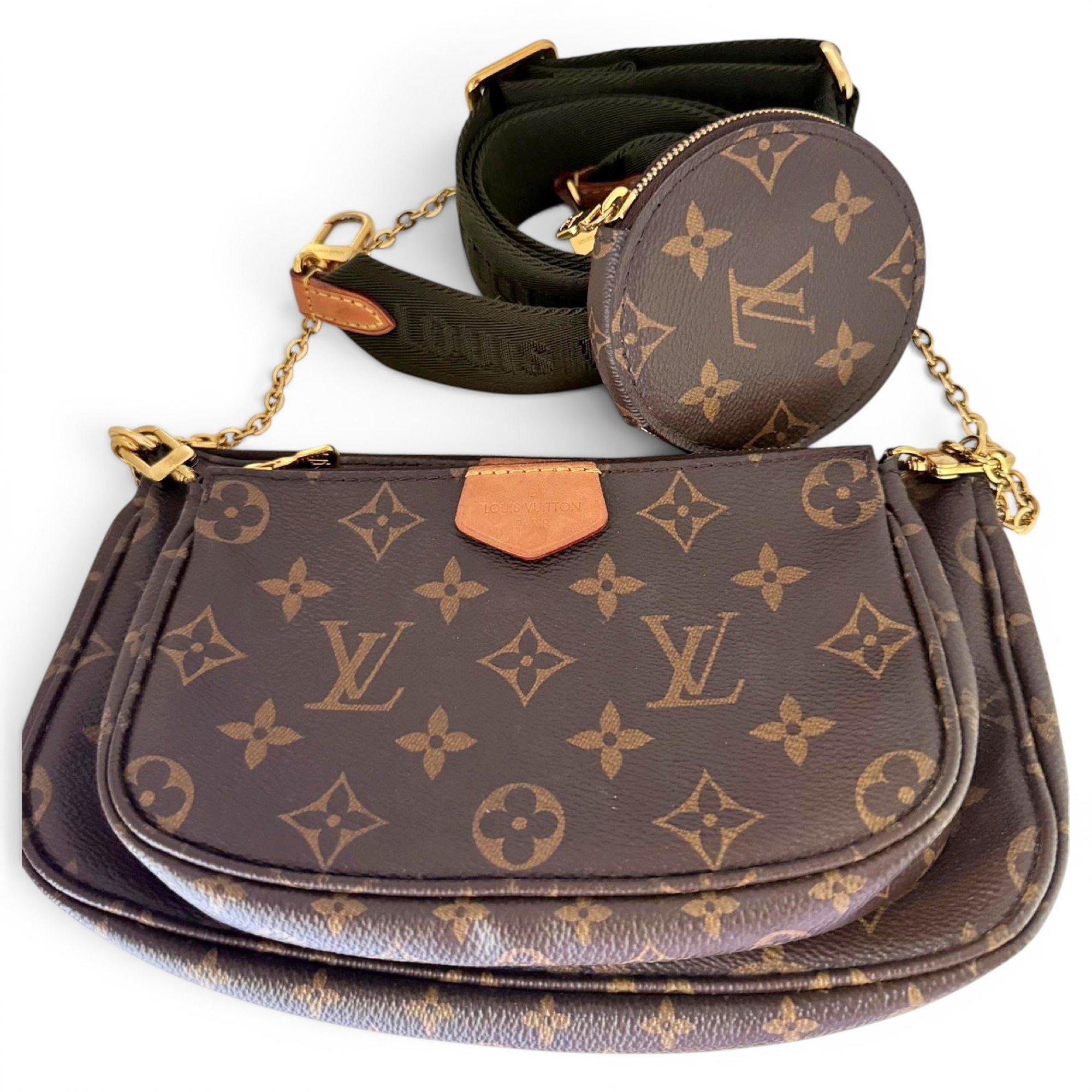 Multi Pochette Accessoires leather crossbody bag