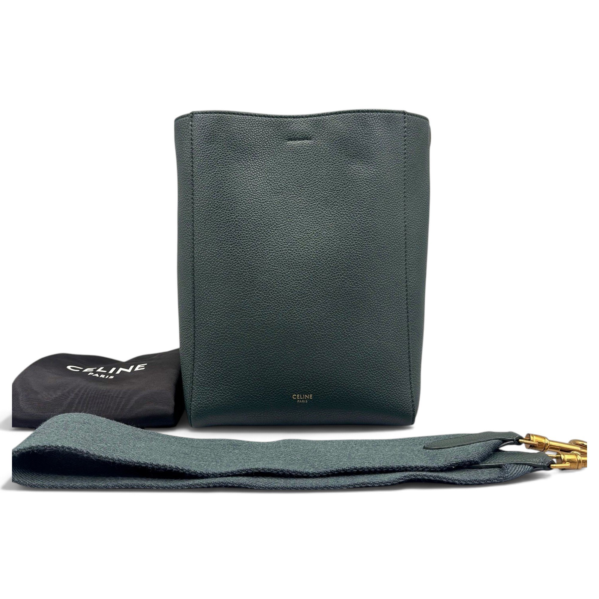 Seau Sangle leather handbag