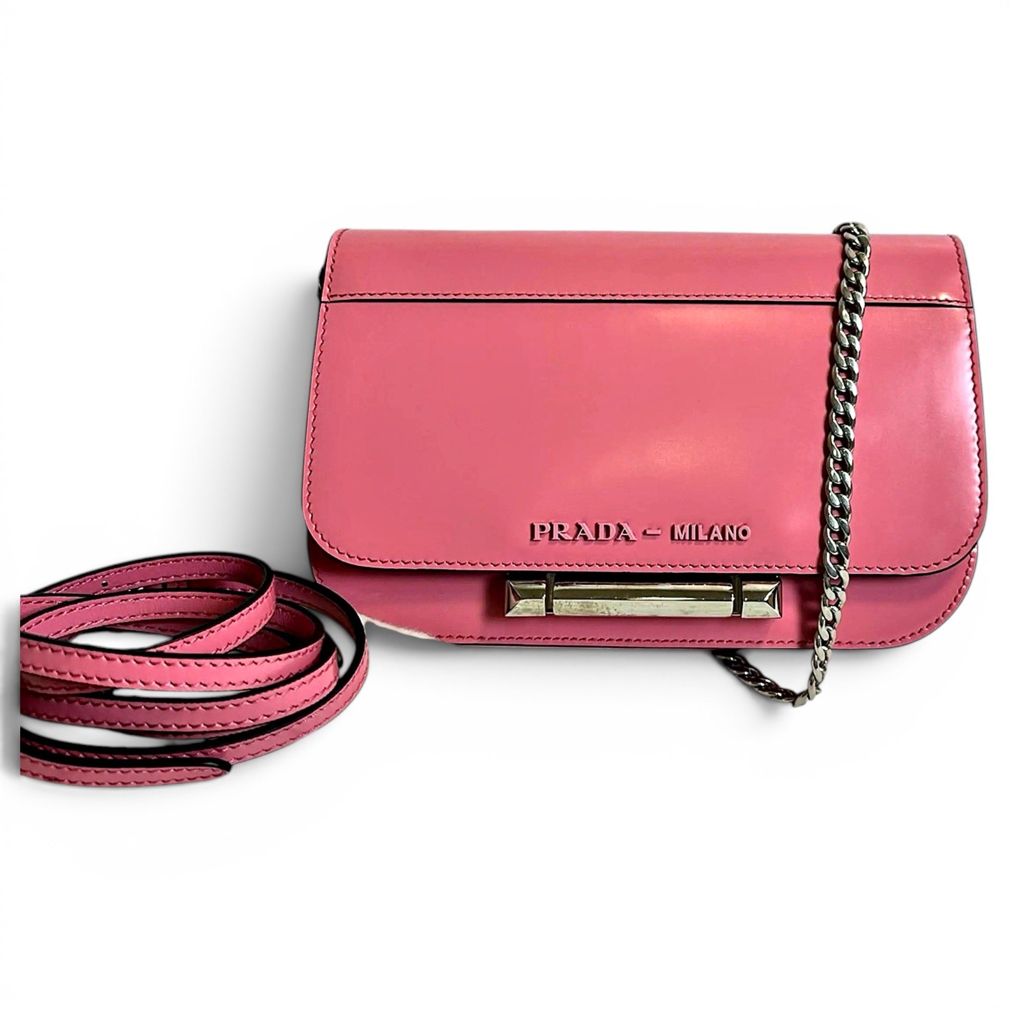 Leather crossbody bag