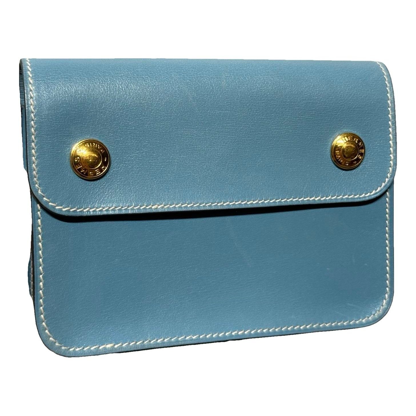 Hermesnap leather handbag