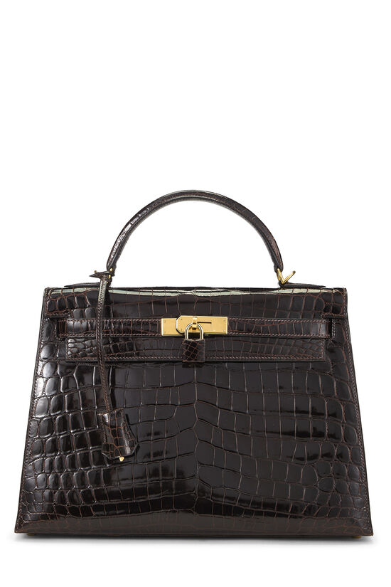 Hermes Cocaon Crocodile Porosus Kelly Sellier 32