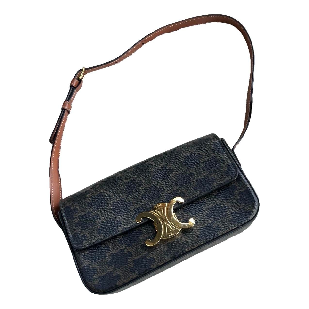 Triomphe leather handbag