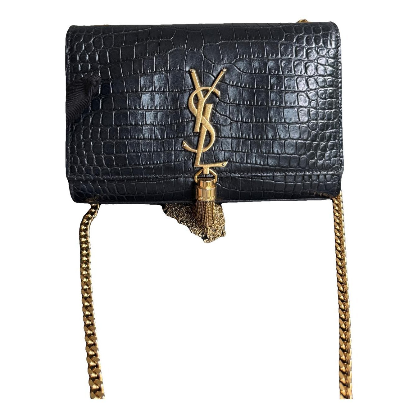 Pompom Kate leather handbag
