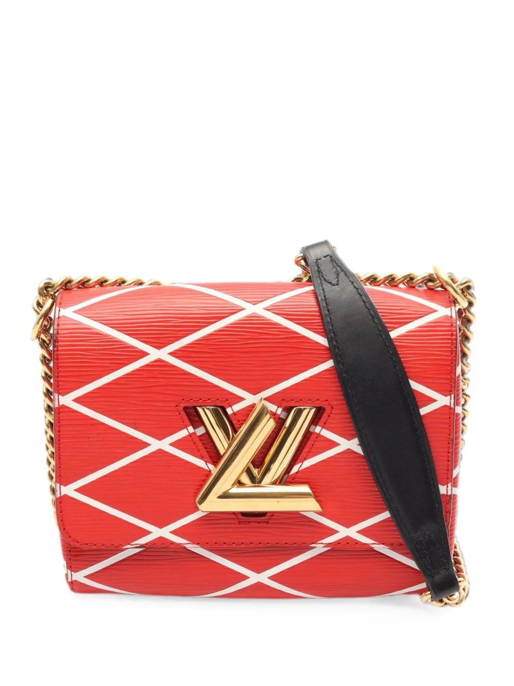 2000s Twist Malletage Épi-leather mini shoulder bag