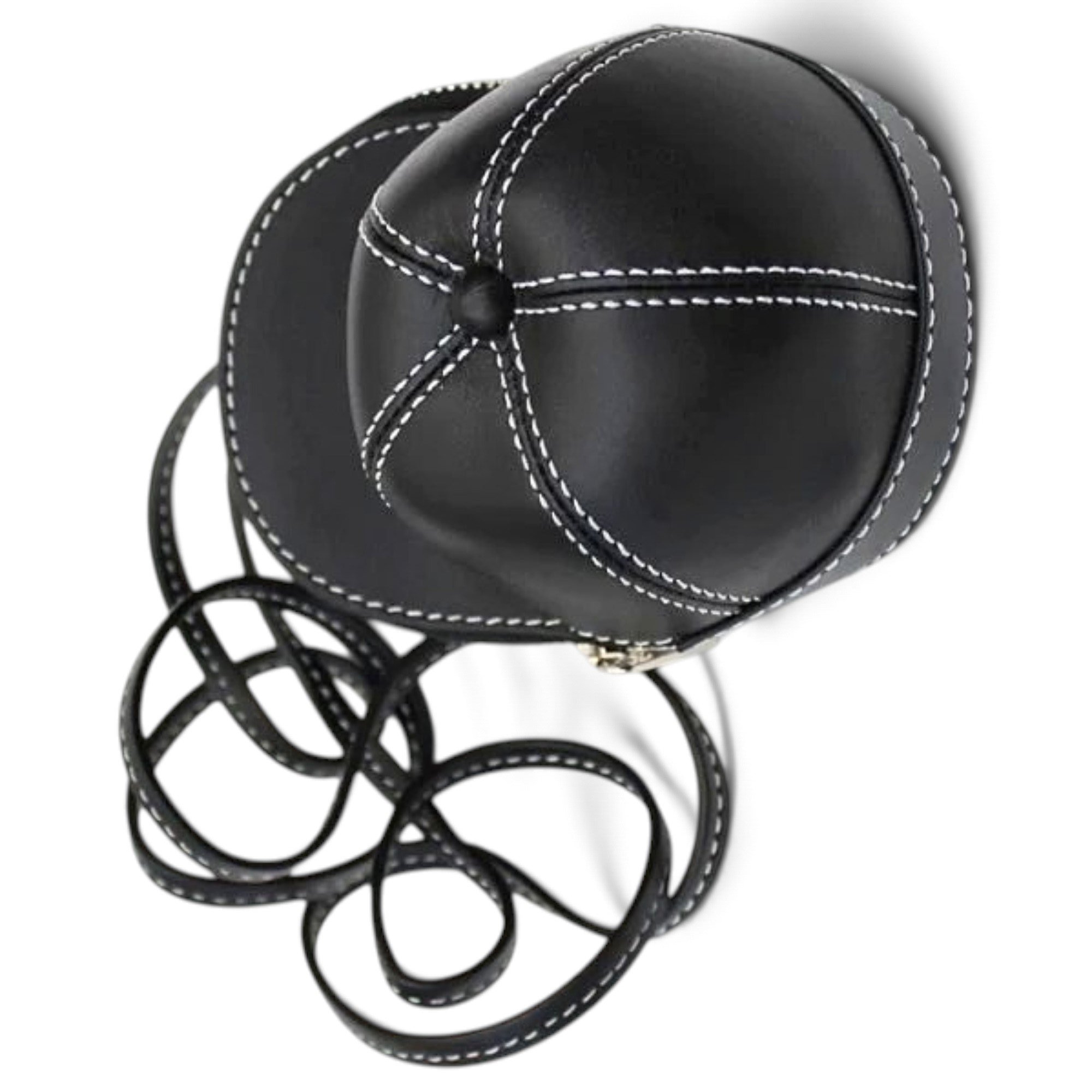 Cap leather bag